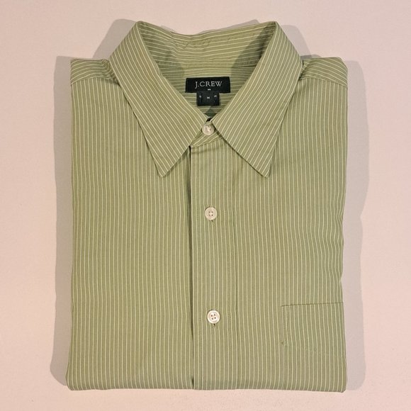 Vintage J. Crew Men's Medium Long Sleeve Button Down Shirt Style 67411 (2005) - Picture 1 of 14